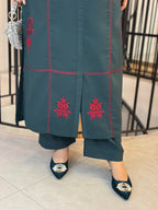 Dani Embroidery – 2PC Stitched Suit