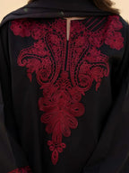 Zaroon – Luxury Embroidered 3-Piece Lawn Set with Farshi Shalwar