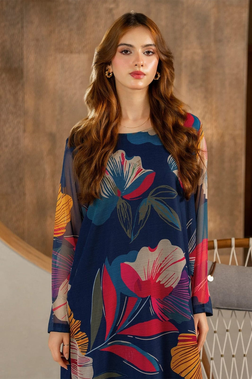 Royal Petal – Floral Printed Co-Ord Set